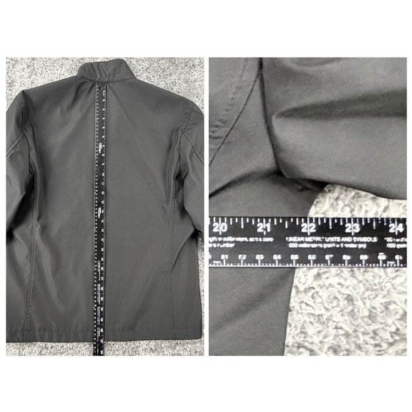 Banana Republic Mens Med Modern Zip Jacket Black Fall 15 Lightweight Outerwear - Picture 2 of 10